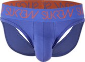 Sukrew V-Brief Royal Blauw - Taille XL - Jockstrap - Sous- Sous-vêtements pour hommes