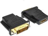 Adaptateur / Convertisseur IGOODS HDMI vers DVI - Plaqué Or 24+1