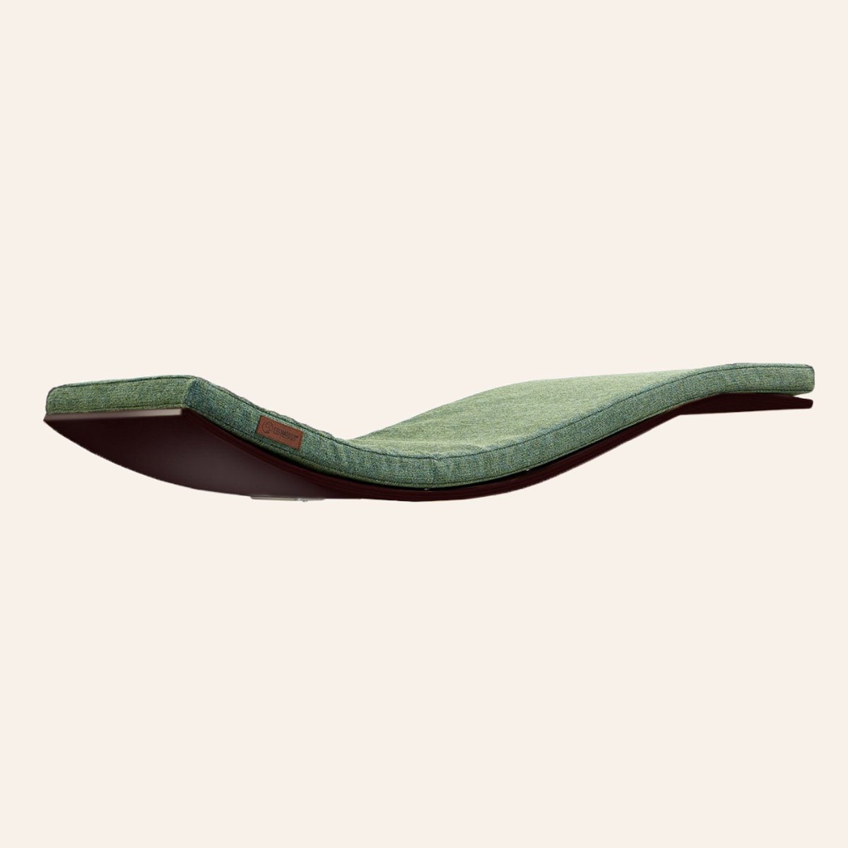 Cosy And Dozy – Hangmand Voor Aan De Muur – Chill Deluxe Shelf – Wenge / Elegant Green – 90 X 41 Cm