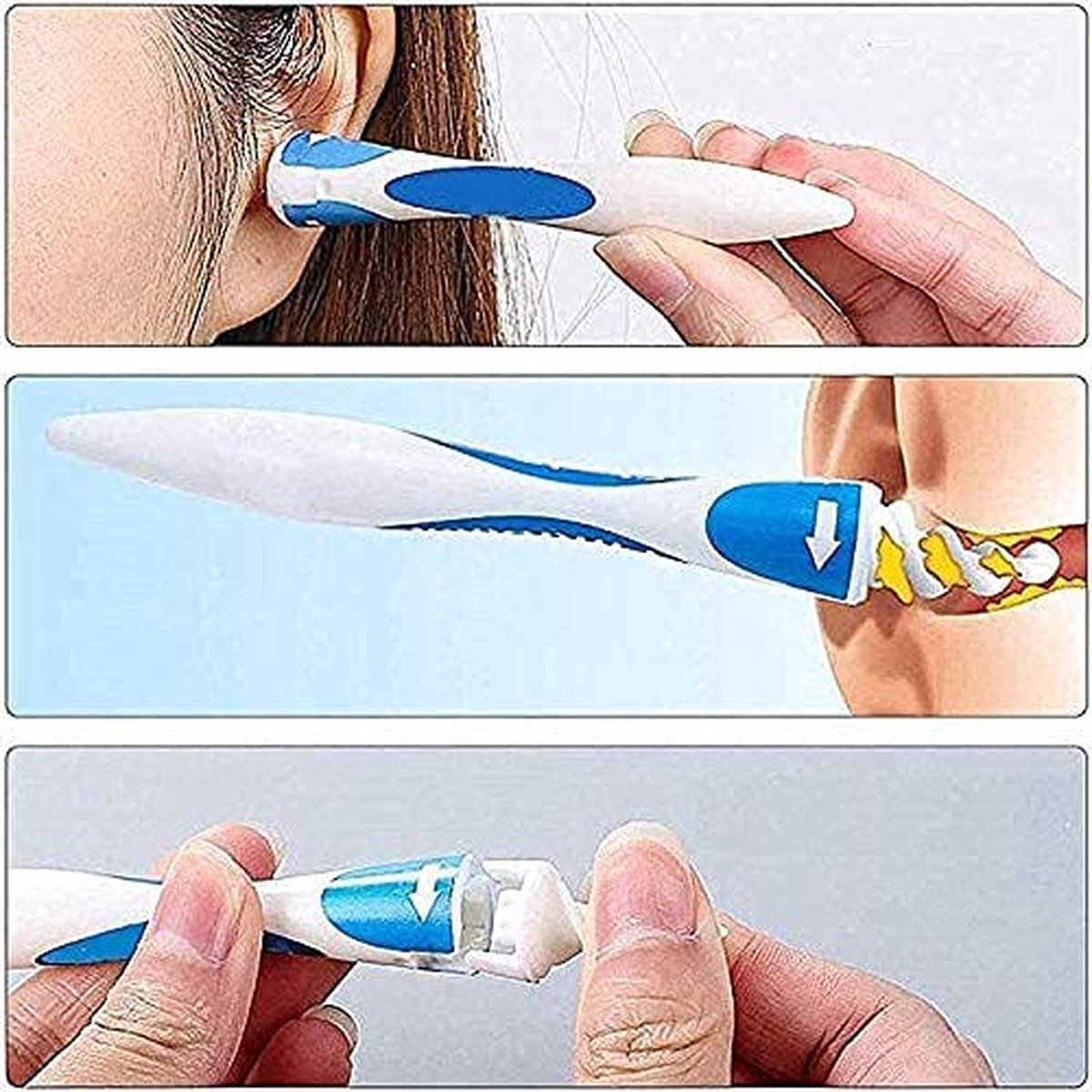 BOTC Ear Cleaner Earwax Remover - Nettoyant pour les oreilles - Avec caméra  - Via