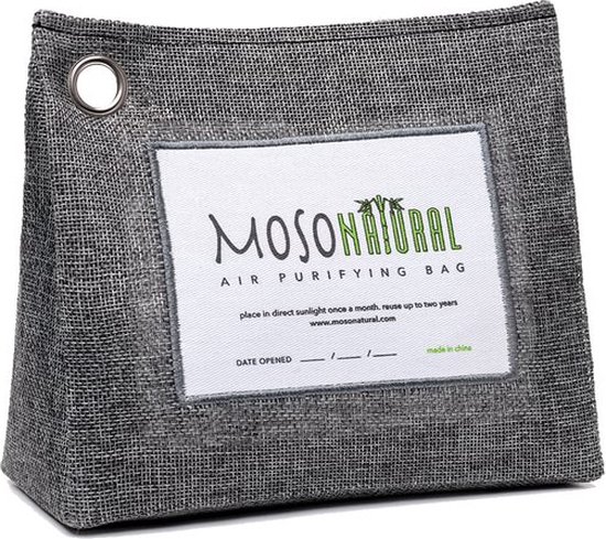 Moso Natural - Air Purifying Bag - Geurvreter - Geurloos - 100% Natuurlijk - Luchtreiniger Kamer - 600gr.. - Bamboe Luchtreiniger