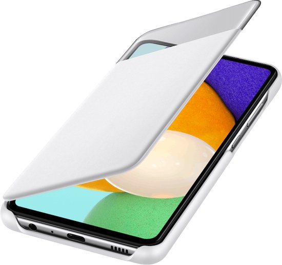 Samsung Galaxy A52 S-View Wallet Case Origineel EF-EA525PW - Wit | bol