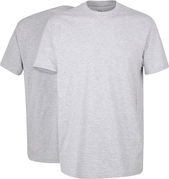 T-shirts homme Gotzburg coupe classique col rond (lot de 2) - gris - Taille : XL