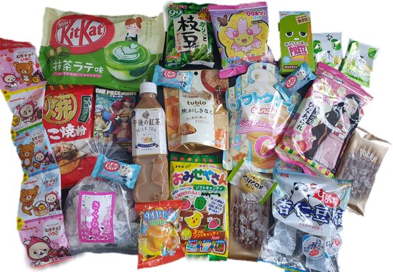 Japanse Mega Share Snack Box - 30 stuks- Verassing - Cadeau - Snoep - Japan - Koek - Matcha