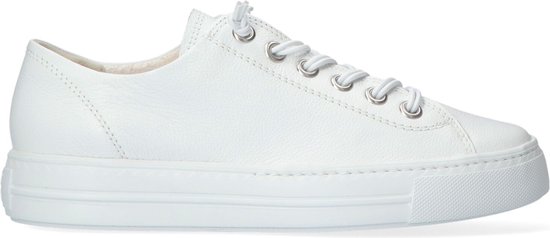 Paul Green 4081 Lage sneakers - Leren Sneaker - Dames - Wit - Maat 42 | bol