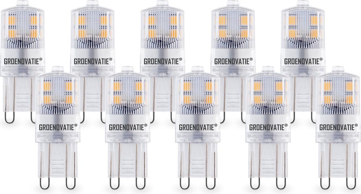Groenovatie G9 LED Lamp - 2W - Warm Wit - Extra Klein - 10-Pack