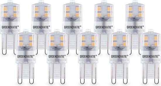 Groenovatie G9 LED Lamp - 2W - Warm Wit - Extra Klein - 10-Pack