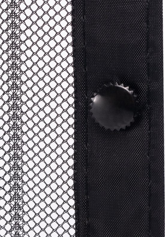 O’DADDY® Deurgordijn Deluxe Polyester – Magnetisch Vliegengordijn - Eenvoudige Installatie – Insectenhor - Deurhor Zwart - 92x230 cm