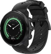 Siliconen Smartwatch bandje - Geschikt voor Suunto 9 - Baro siliconen bandje - zwart - Strap-it Horlogeband / Polsband / Armband