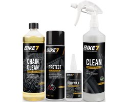 Bike7 "Value Package" Clean 1L + Chain Clean 1L + Protect 500ml + Pro Wax 150ml