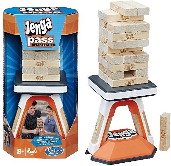 Afbeelding van het spel Hasbro Kids Game Jenga Pass Challenge