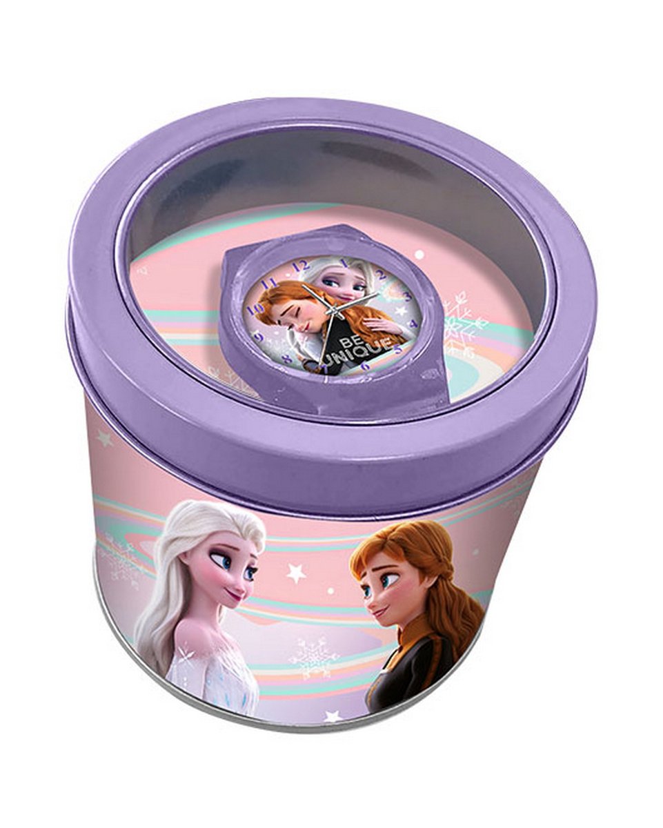 Frozen Analoog Horloge in Metalen Blik