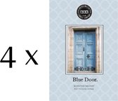 Bridgewater Geurzakjes Blue Door 4 stuks