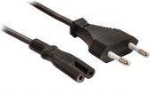 Dutch Cable stroomkabel Euro-plug mannelijk - IEC-320-C7 1,8 m zwart