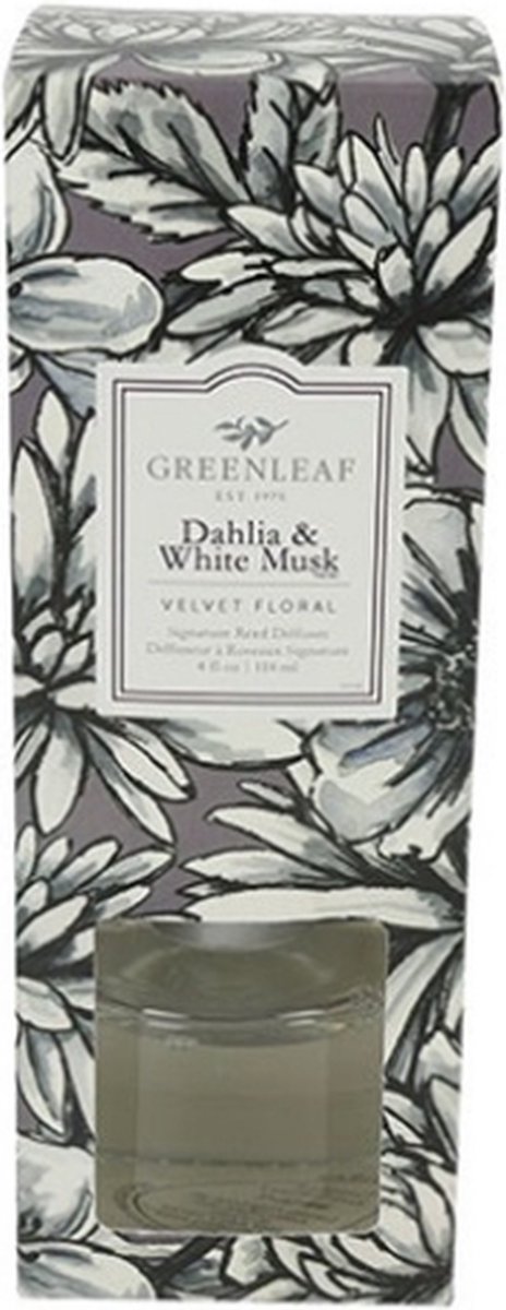 Greenleaf Geurstokjes / Reed Diffuser Dahlia & White Musk