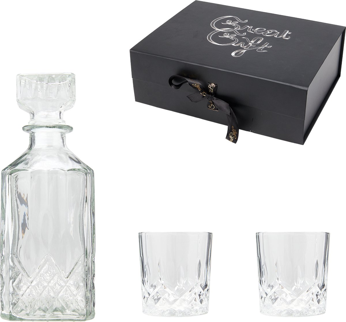 5 pièces Cheval Volant Whisky Set cadeau carafe Coffret cadeau élégant en bois avec un ensemble de verres et une bouteille de qualité 