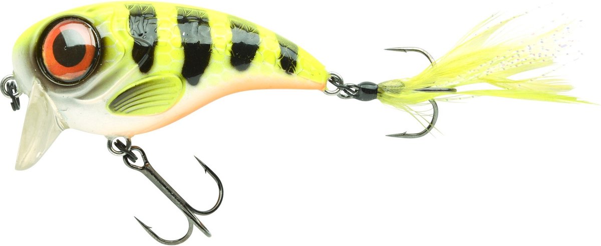 Spro Fat Iris - Slow Floating - 4cm - 5.4g (diepte 0.3m) - Kleur : Northern Pike