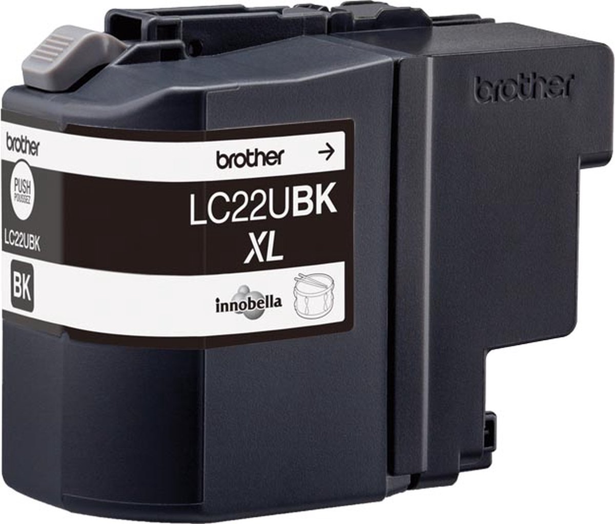 Brother inktcartridge, 2.400 pagina's, OEM LC-22UBK, zwart 5 stuks