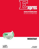 Sigel Expres Bedrijfsformulieren Weekstaat, A4, 50 vel (krimp 5 stuks)