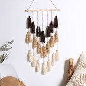 Macramé wandhanger - Macramé dromenvanger - Wanddecoratie - Macramé koord - Wandhanger - Home decoratie