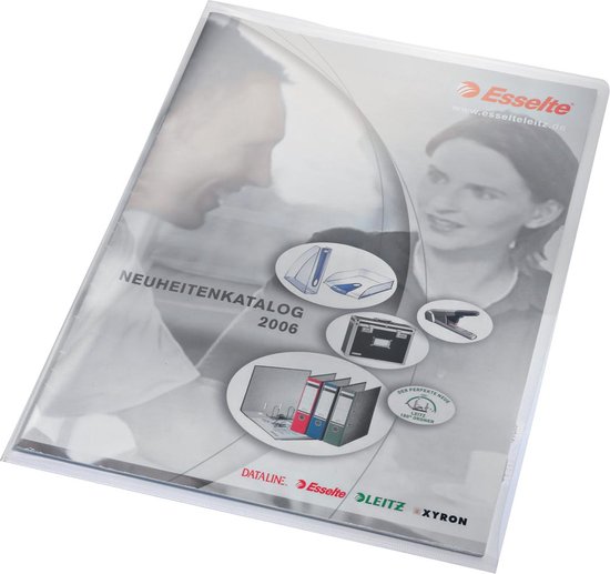 Leitz Esselte novedadencatalogus 2006 met afbeeldingen van kantoorbenodigdheden.