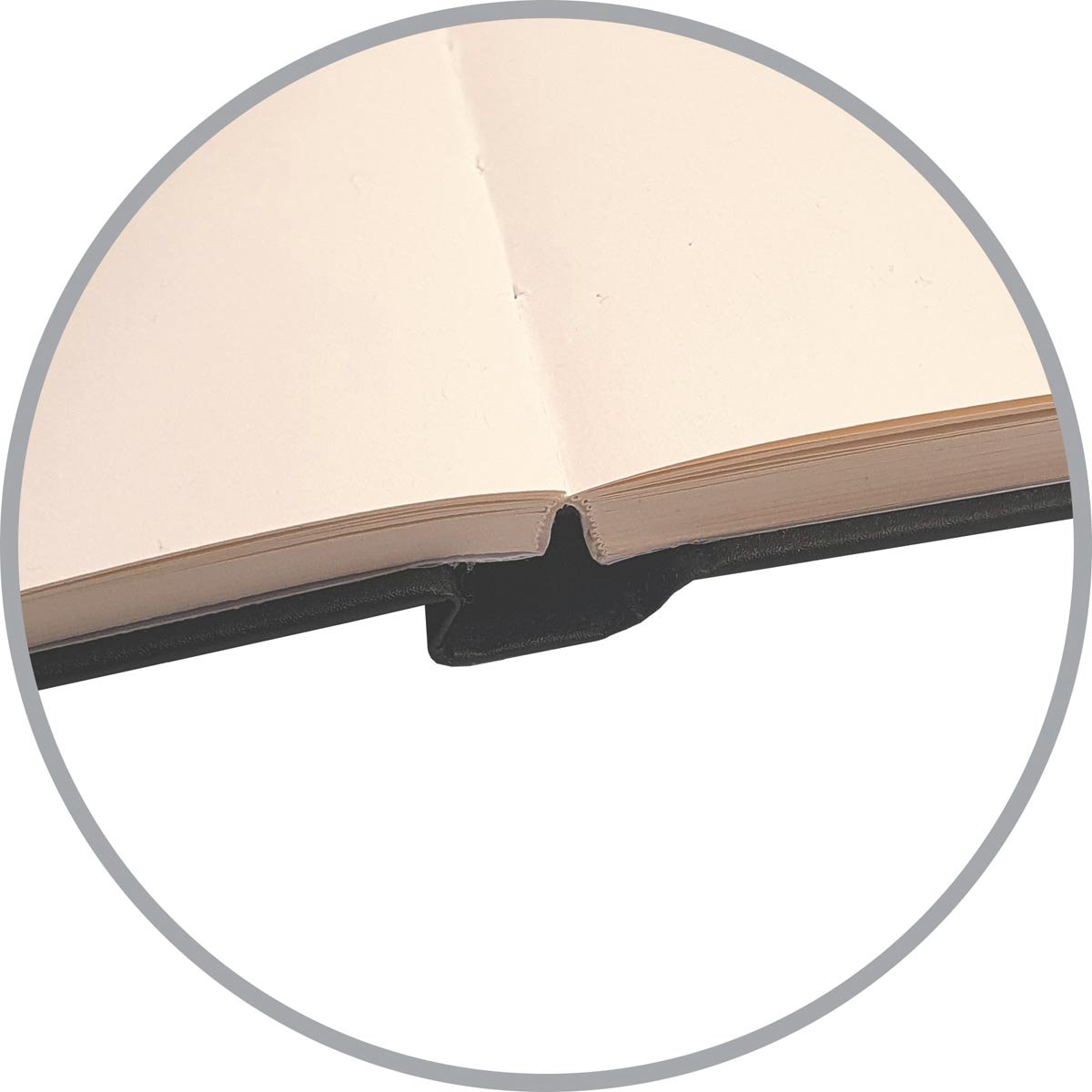 Oxford schetsboek - A6 - 96 vel - 100g papier - harde kaft - zwart — afbeelding 7