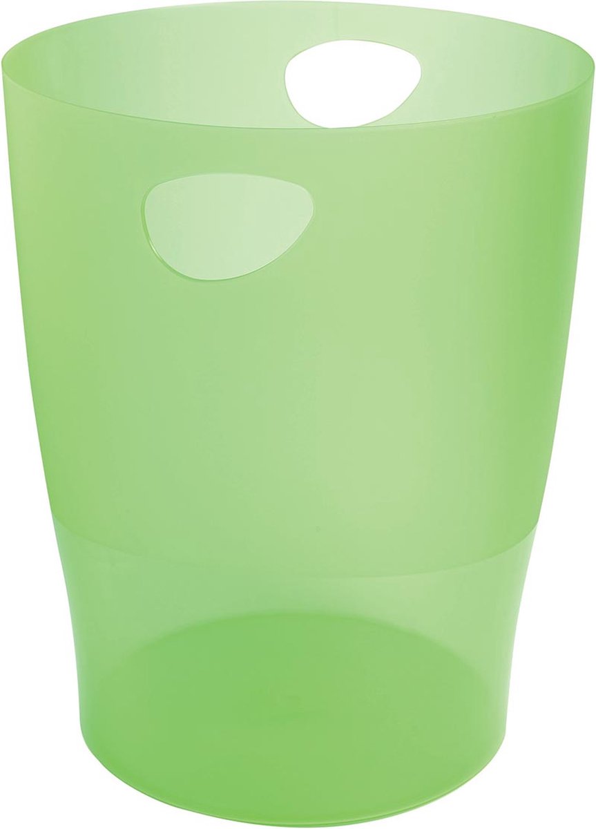 Exacompta Papiermand met grote capaciteit van 15 liter. - Appelgroen - 45397D