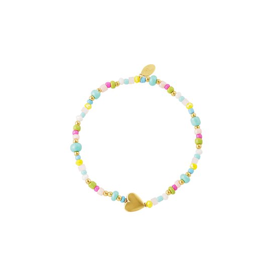 Bracelet - Coloré - Coeur - Collection Summer Girls