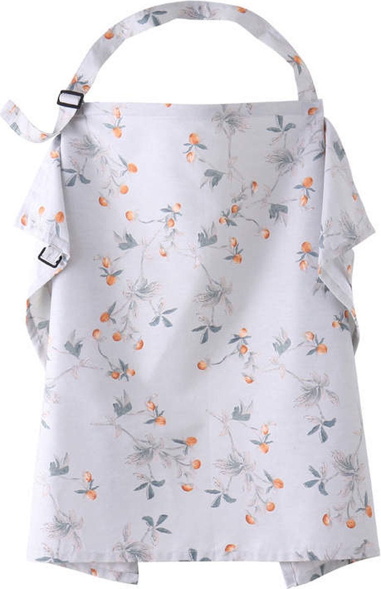 Goedkoopste Borstvoedingsdoek - Voedingsdoek - Afschermdoek - Grijs Gebloemd