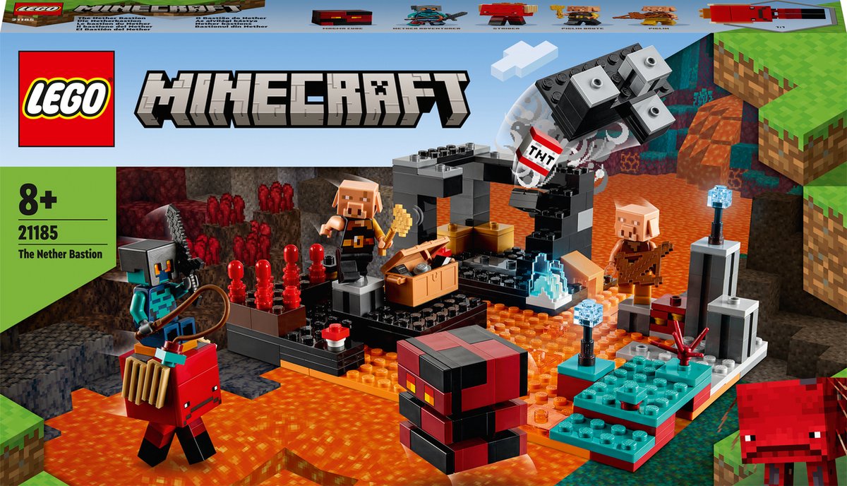 LEGO Minecraft Het onderwereldbastion - 21185 | bol.com