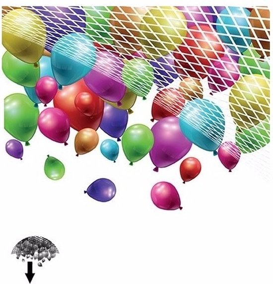 Ballonnen net - voor 200 ballonnen - net om ballonnen te laten vallen