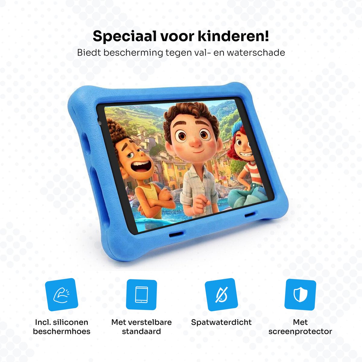 Tablette pour Enfants 8 Pouces Android 10,Batterie Plus Grande de 4000  MAh,32 Go de