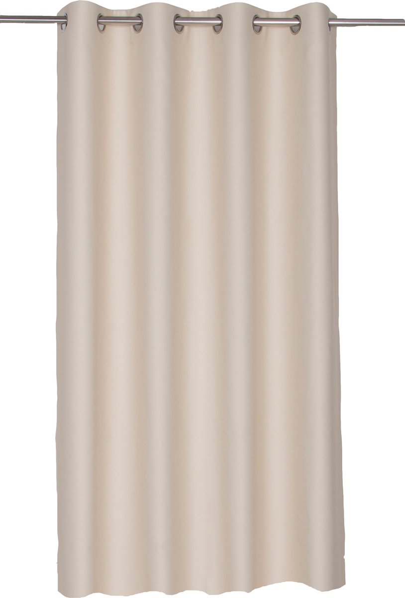 INSPIRE - Verduisterende gordijnen ALYCIA - B.140 x H.280 cm - gordijnen met oogjes - polyester - beige