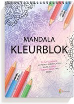 Mandala A5 kleurblok - Kleurboek voor Volwassenen - 30 Kleurplaten - Kleurblok met 30 Mandala's - 14.8 cm x 21 cm