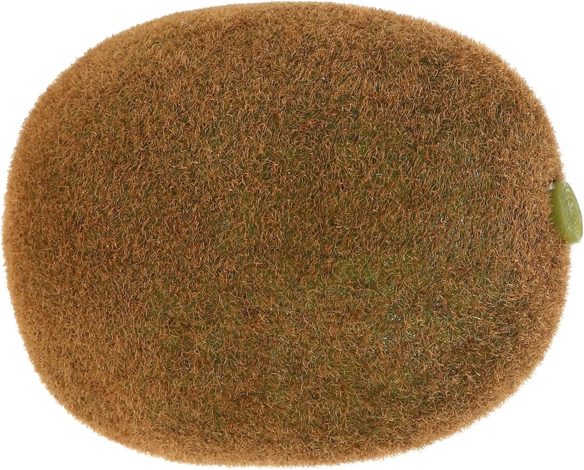 Kunstfruit - kiwi - bruin - 6 cm - realistische decoratie - sier - fruitschaal - namaak fruit - nepfruit