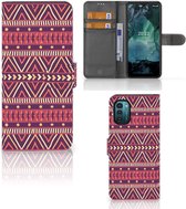 GSM Hoesje Nokia G11 | G21 Bookcase Aztec Purple