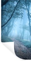 Stickers Stickers muraux - Arbres - Nature - Brouillard - 60x120 cm - Film adhésif