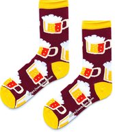 Sockston- 2 paren Beer Socks - Grappige Sokken - Vrolijke Sokken
