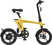 *SUPERDEAL* IZINQ H1 - fiets / vouwfiets / Elektrische scooter - 14" luchtbanden - lithium 10.0Ah 36V - Geel/Zwart - 25km/u - Volwassenen en kinderen - Windgoo