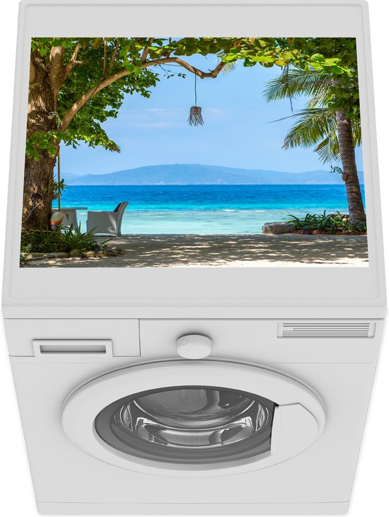Protège machine à laver - Tapis de machine à laver - Tropical - Plage - Mer  - 55x45 cm... | bol