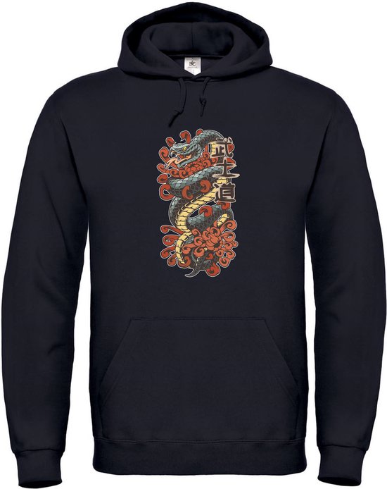 Klere-Zooi - Japanese Viper Tattoo - Hoodie