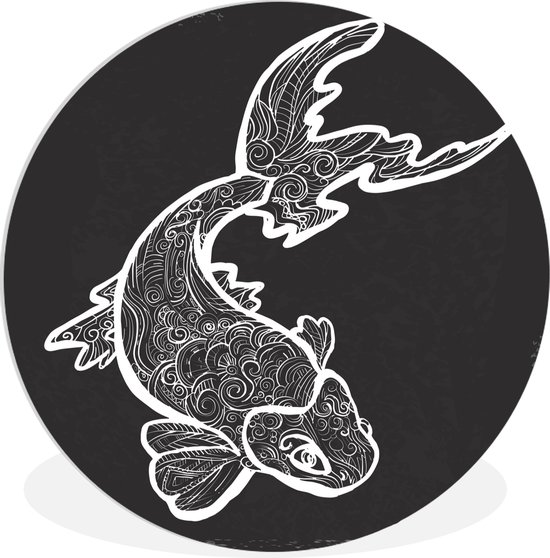 Décoration Murale Poisson Carpe En Métal – Autocollant/tenture Sans Métal – MMV