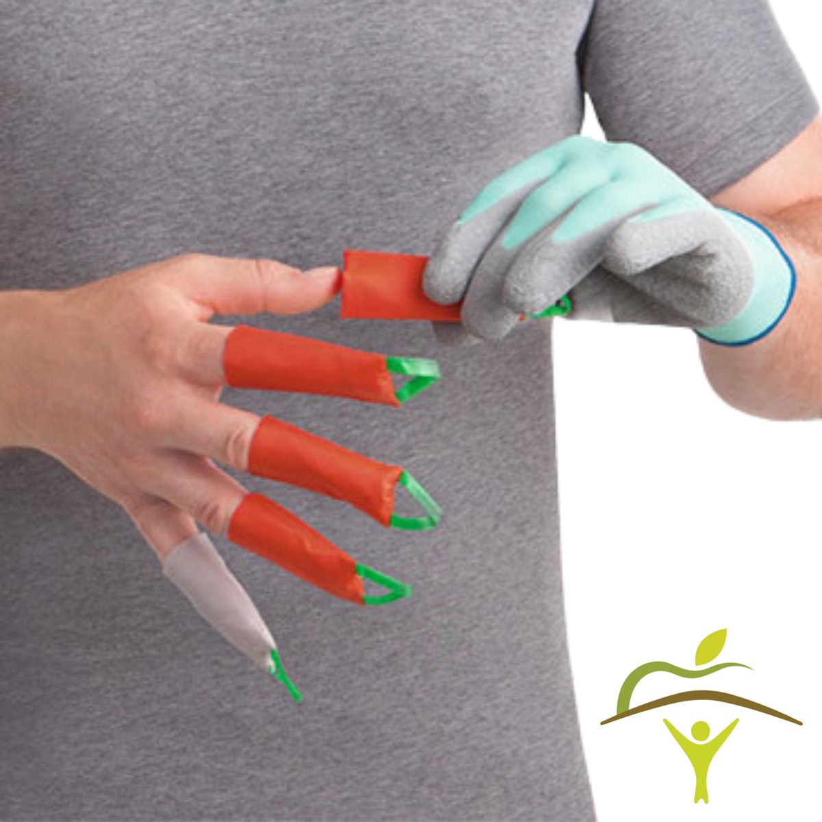 Aantrek hulp bij brandwonden of herstel van littekens op de hand- M (vingerlengte: 7,5cm)- per 5 stuks