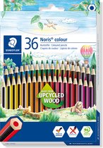 STAEDTLER Noris colour kleurpotlood Made from Upcycled Wood - set 36 st