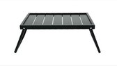 Bedtray - Dienblad op bed - Rechthoek - MDF hout - 60 x 30 x 21 cm - Zwart