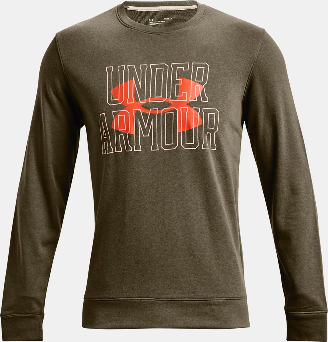 Under Armour Rival Terry Logo Crew-Tent / / Team Orange