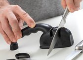 Aiguiseur de couteaux - Aiguiseur de couteaux Cuisine Pierre à aiguiser - Aiguiseur de couteaux pour ciseaux et couteaux 19 x 4,3 x 6,5 cm - Aiguiseur de Couteaux et ciseaux - Aiguiseur de ciseaux -