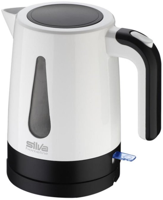 Silva Homeline KL1025 Waterkoker Snoerloos Wit, Zwart