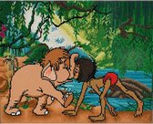 Crystal Art kit Disney Jungle Book Friends (full) 40 x 50 cm