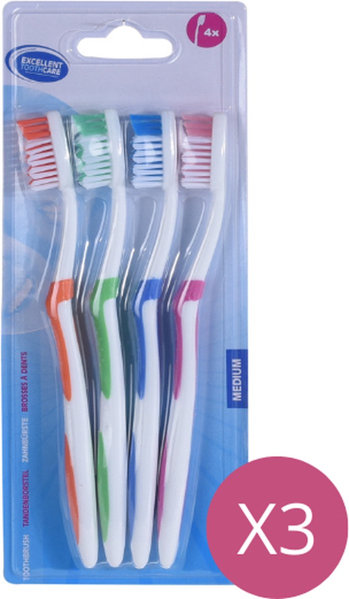 Tandenborstels - 3 x 4 stuks